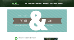 Desktop Screenshot of camp-evergreen.com
